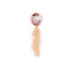 Jouet Chat Vinta Balle + Plume 15cm