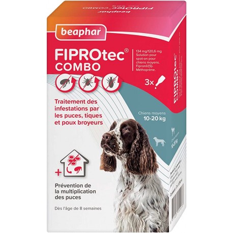 Fiprotec Combo  Chien 10-20Kg